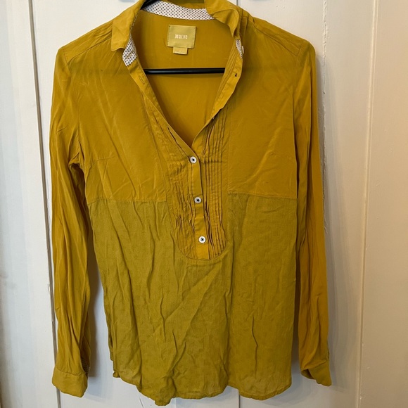 Maeve from Anthropologie button down shirt/blouse size 2 - Picture 1 of 2